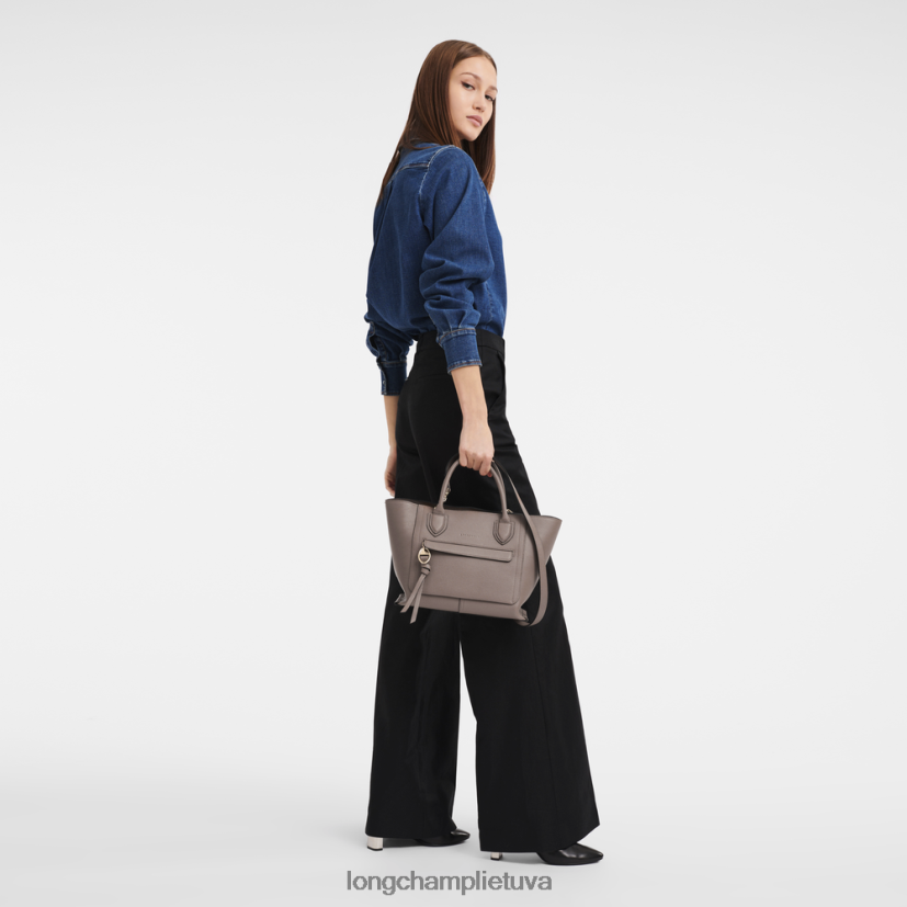 Longchamp pašto dėžutės rankinė taupe moterys krepšiai X6B2TB168