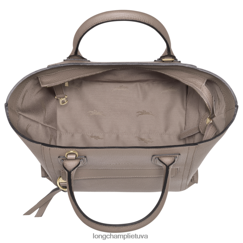 Longchamp pašto dėžutės rankinė taupe moterys krepšiai X6B2TB168
