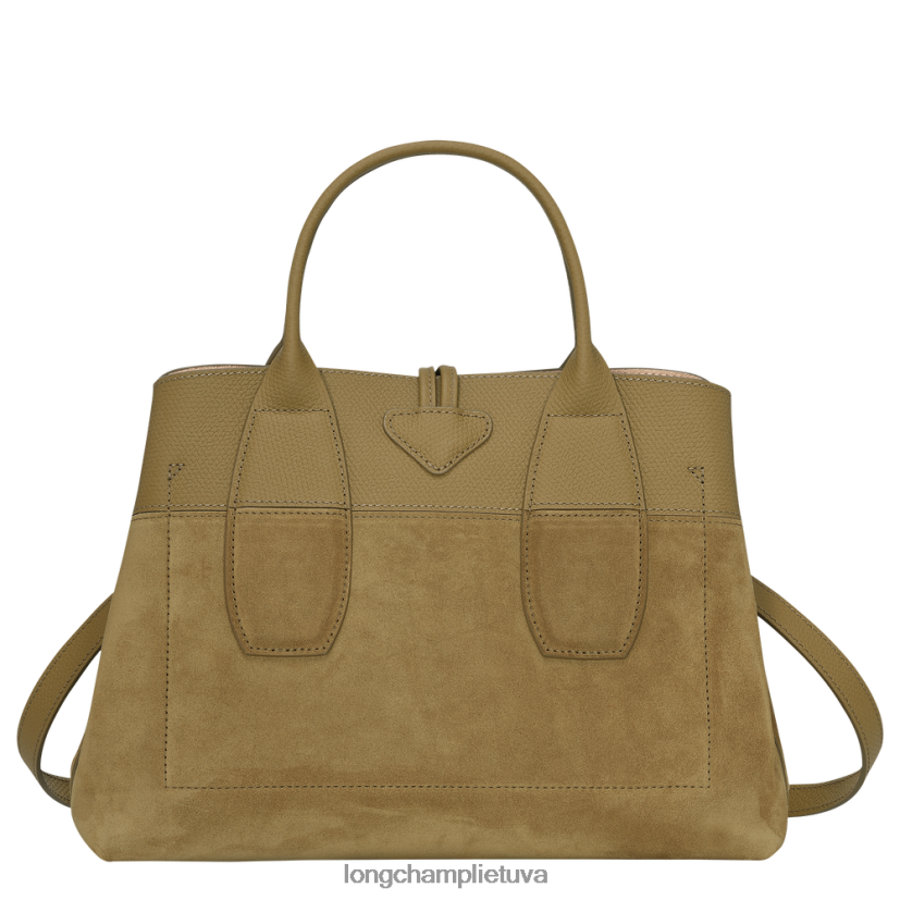 Longchamp roseau rankinė bronzos moterys krepšiai X6B2TB118