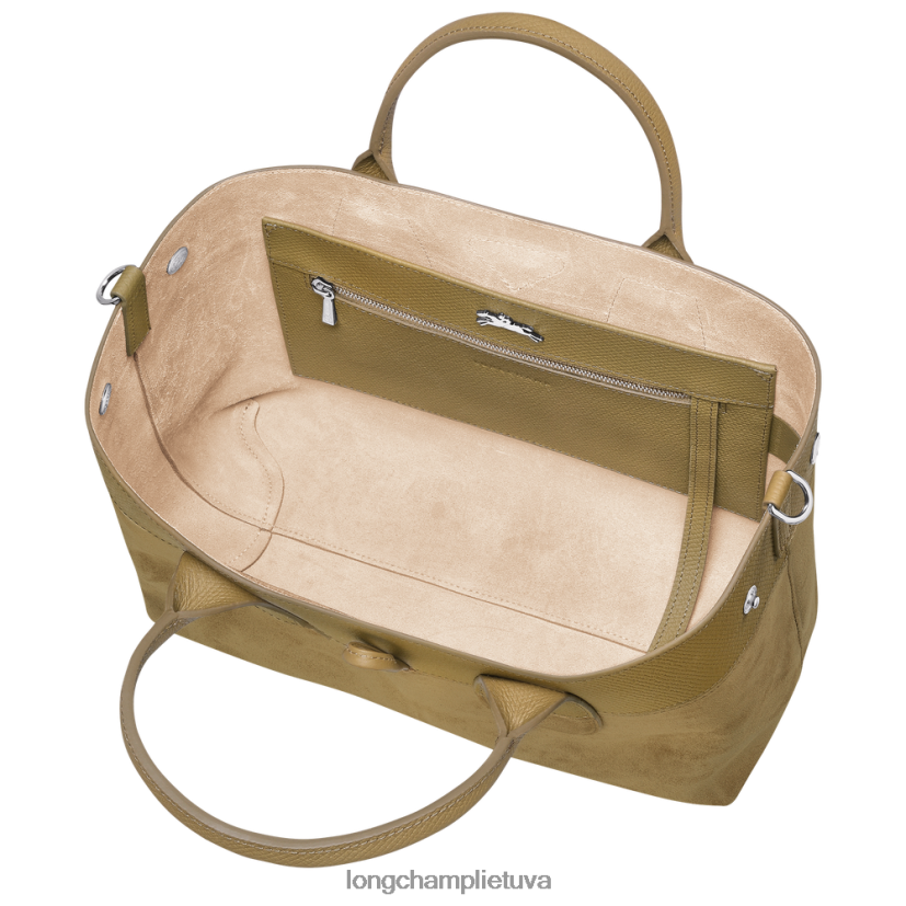 Longchamp roseau rankinė bronzos moterys krepšiai X6B2TB118