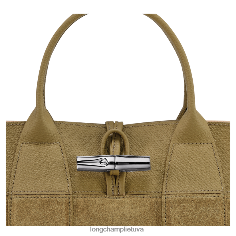 Longchamp roseau rankinė bronzos moterys krepšiai X6B2TB118