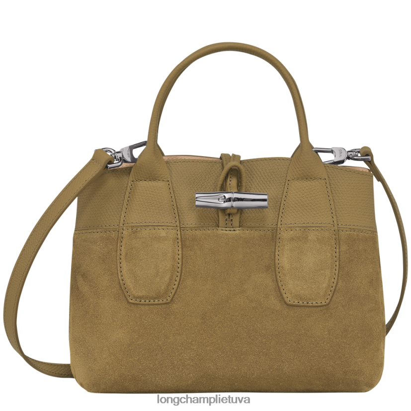 Longchamp roseau rankinė bronzos moterys krepšiai X6B2TB120