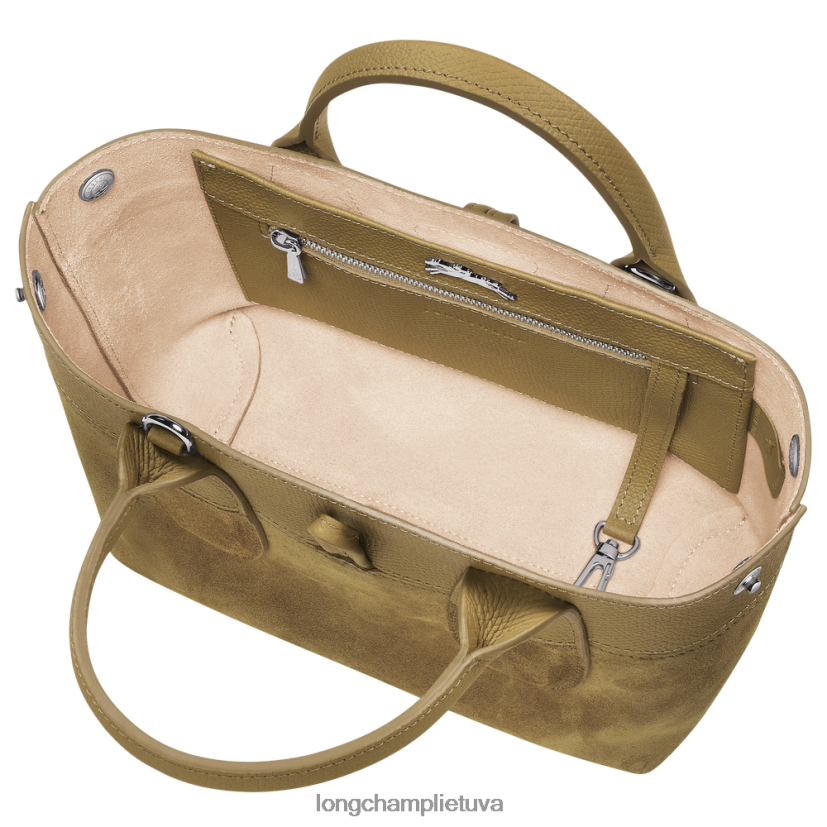 Longchamp roseau rankinė bronzos moterys krepšiai X6B2TB120