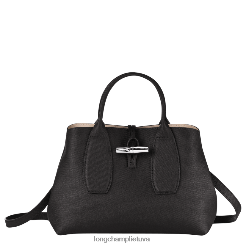 Longchamp roseau rankinė juodas moterys krepšiai X6B2TB103