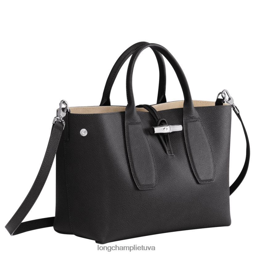 Longchamp roseau rankinė juodas moterys krepšiai X6B2TB103