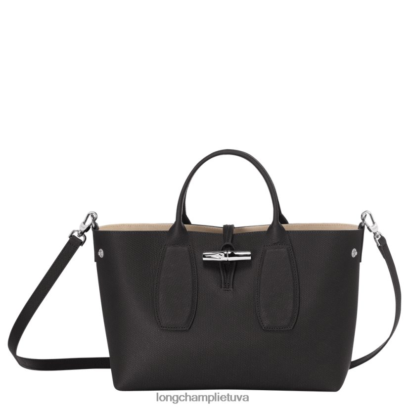 Longchamp roseau rankinė juodas moterys krepšiai X6B2TB103