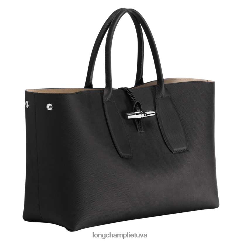 Longchamp roseau rankinė juodas moterys krepšiai X6B2TB109