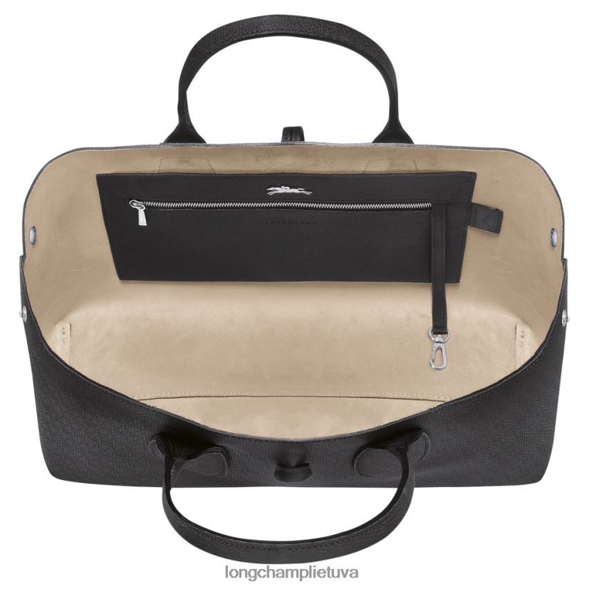 Longchamp roseau rankinė juodas moterys krepšiai X6B2TB109