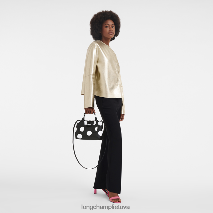 Longchamp roseau rankinė juodas moterys krepšiai X6B2TB123