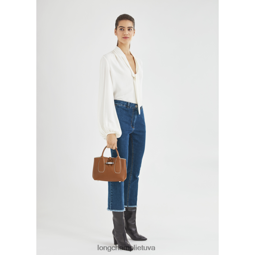 Longchamp roseau rankinė konjako moterys krepšiai X6B2TB122