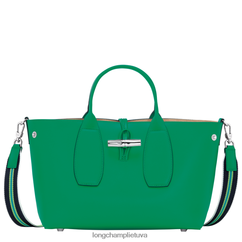 Longchamp roseau rankinė žolė / žalia šviesa moterys krepšiai X6B2TB98