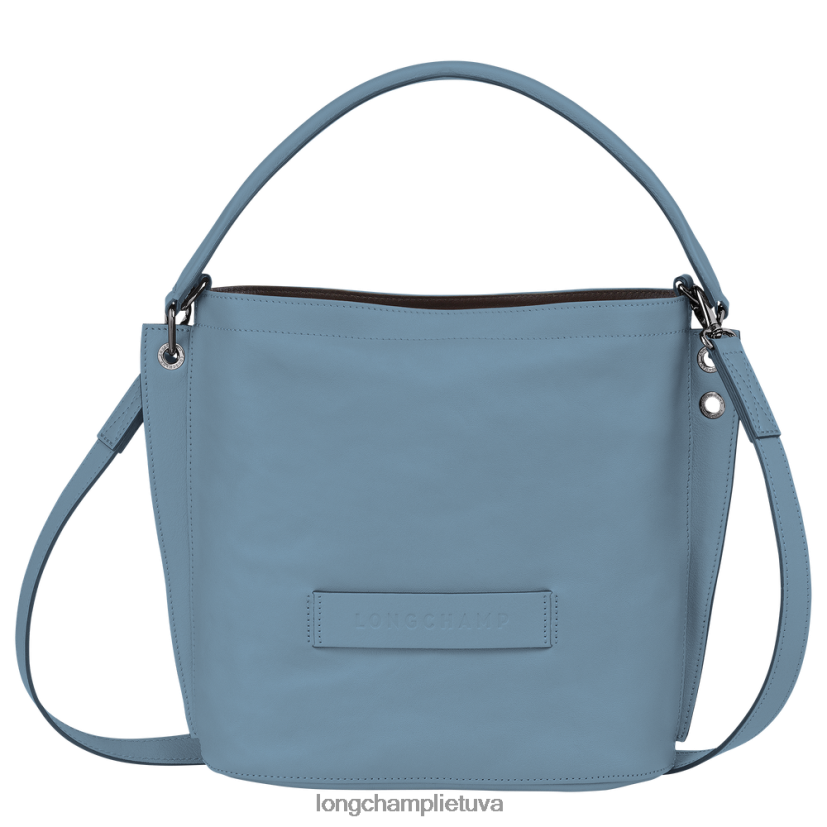 Longchamp 3D skersinis krepšys šiferis moterys krepšiai X6B2TB314