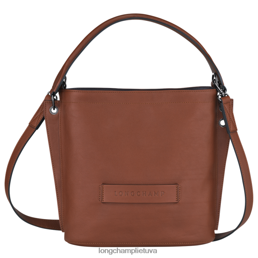 Longchamp 3D skersinis krepšys konjako moterys krepšiai X6B2TB316