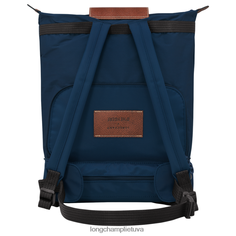 Longchamp X D'heygere skersinis krepšys/kuprinė karinis jūrų laivynas moterys krepšiai X6B2TB326