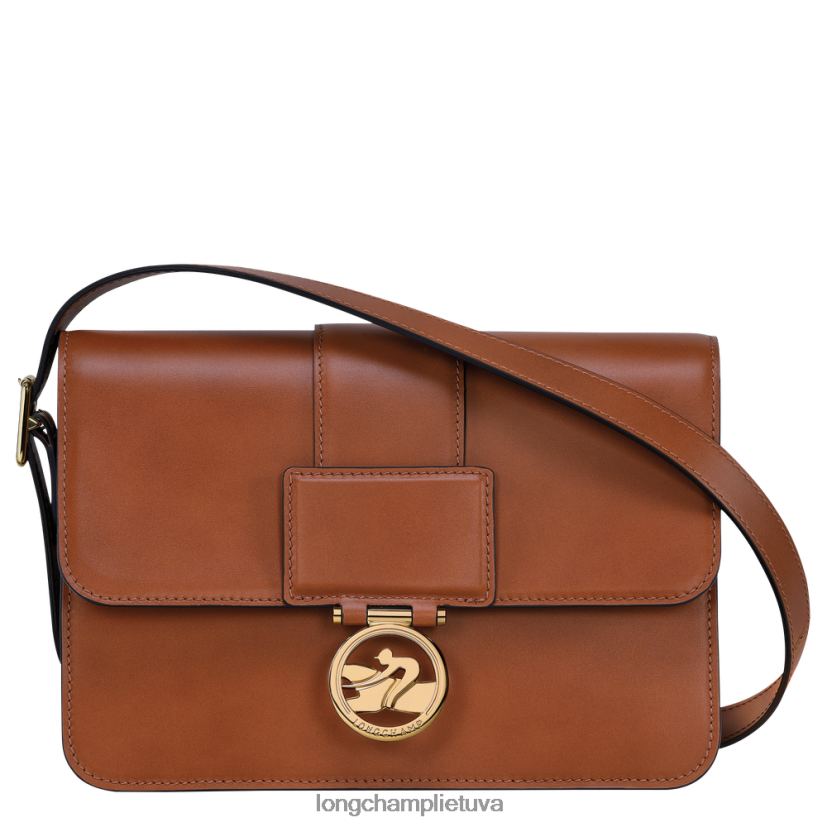 Longchamp box-trot crossbody krepšys konjako moterys krepšiai X6B2TB233