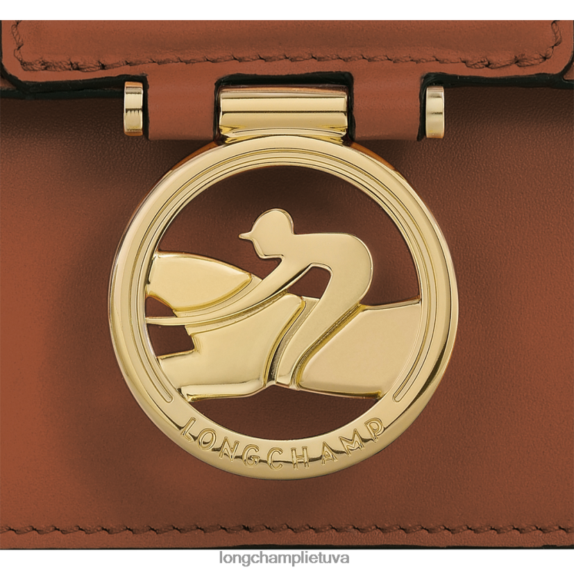 Longchamp box-trot crossbody krepšys konjako moterys krepšiai X6B2TB236