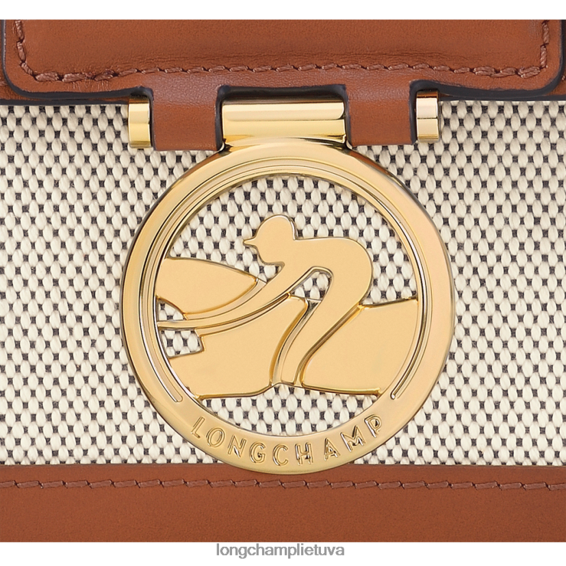 Longchamp box-trot crossbody krepšys konjako moterys krepšiai X6B2TB243