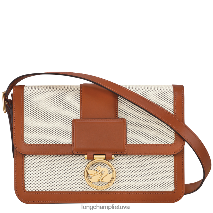 Longchamp box-trot crossbody krepšys konjako moterys krepšiai X6B2TB244