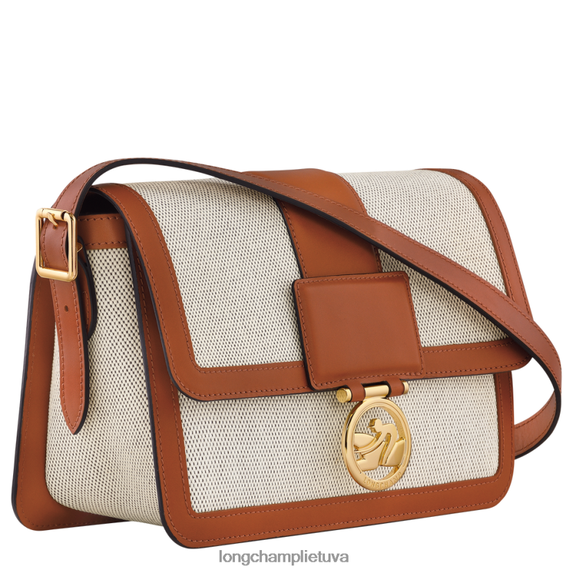 Longchamp box-trot crossbody krepšys konjako moterys krepšiai X6B2TB244