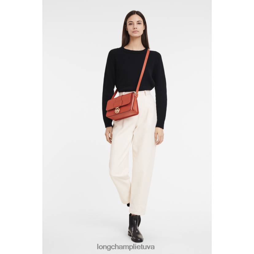 Longchamp box-trot crossbody krepšys oranžinė moterys krepšiai X6B2TB232