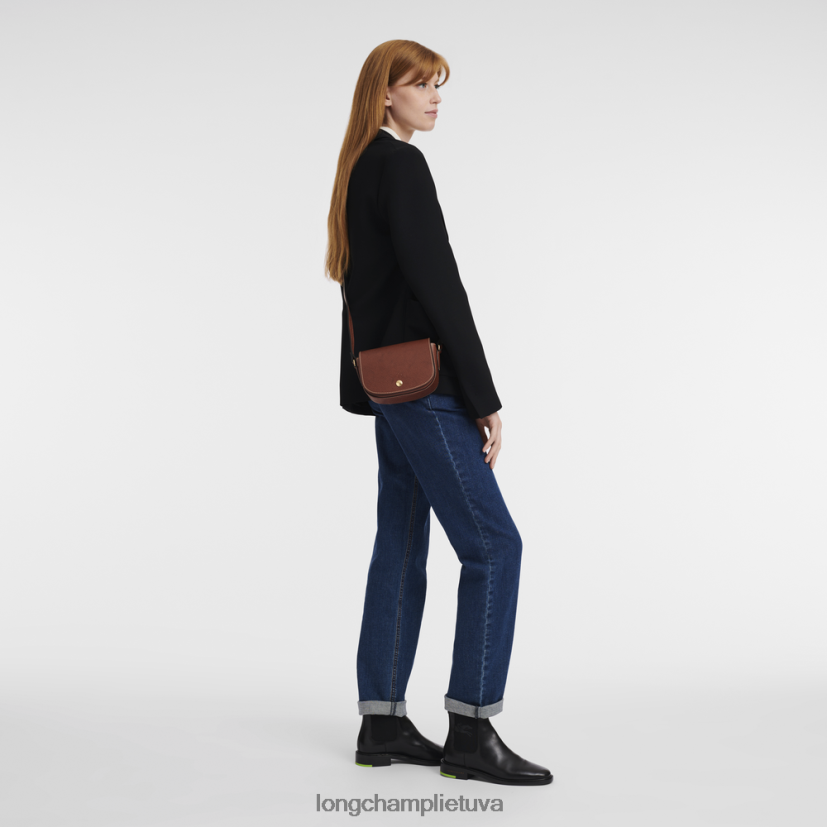 Longchamp epure crossbody krepšys rudas moterys krepšiai X6B2TB290