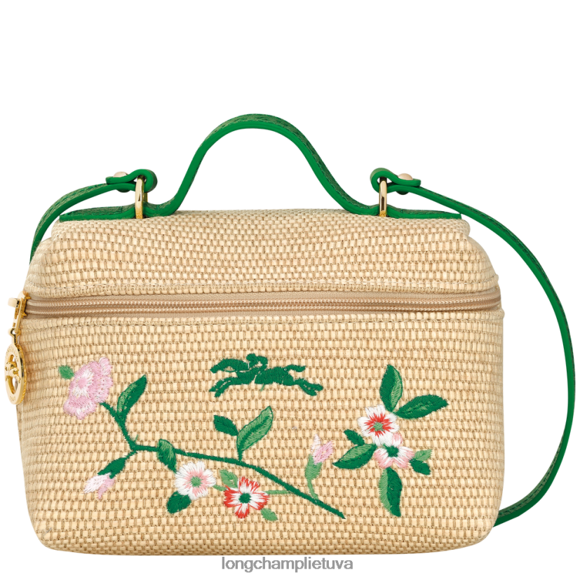 Longchamp le panier pliage tuštybė žalias moterys krepšiai X6B2TB216