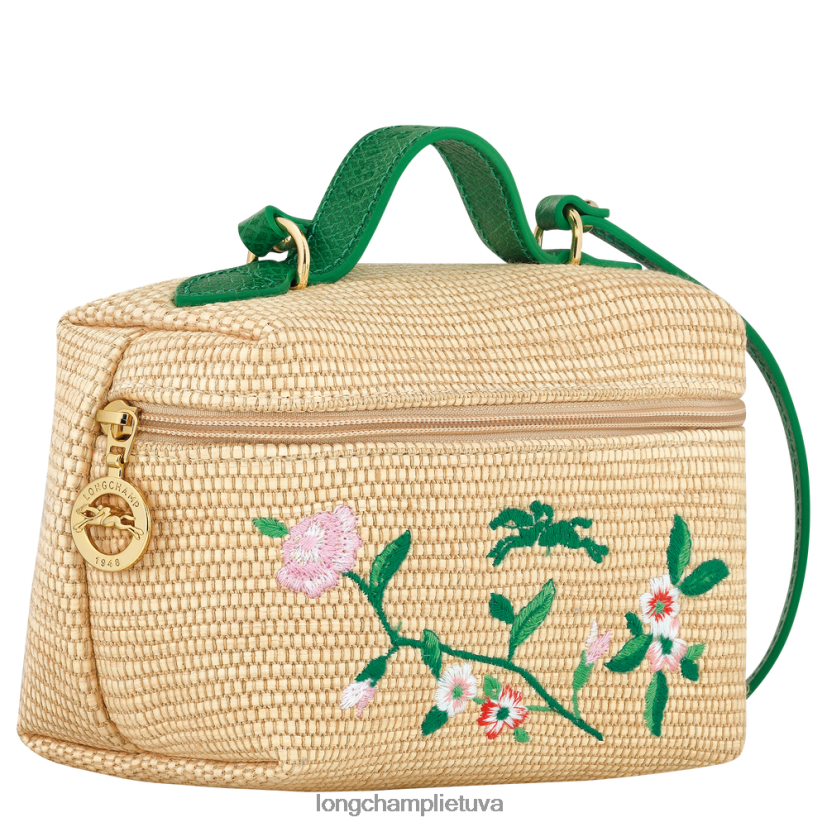 Longchamp le panier pliage tuštybė žalias moterys krepšiai X6B2TB216