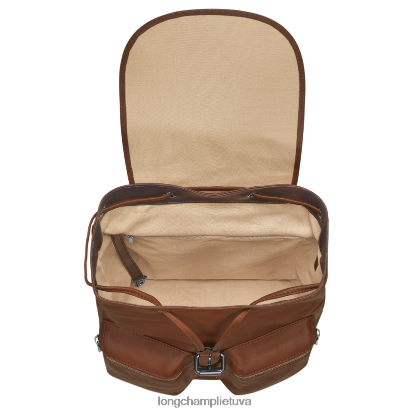 Longchamp 3d kuprinė konjako moterys krepšiai X6B2TB453