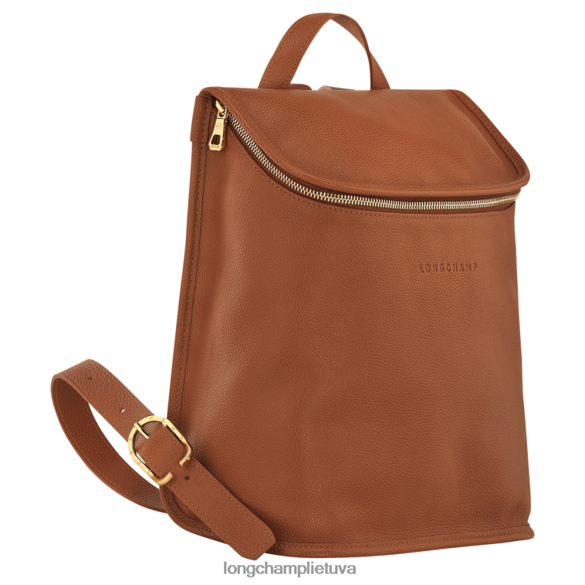 Longchamp le foulonne kuprinė karamelė moterys krepšiai X6B2TB427