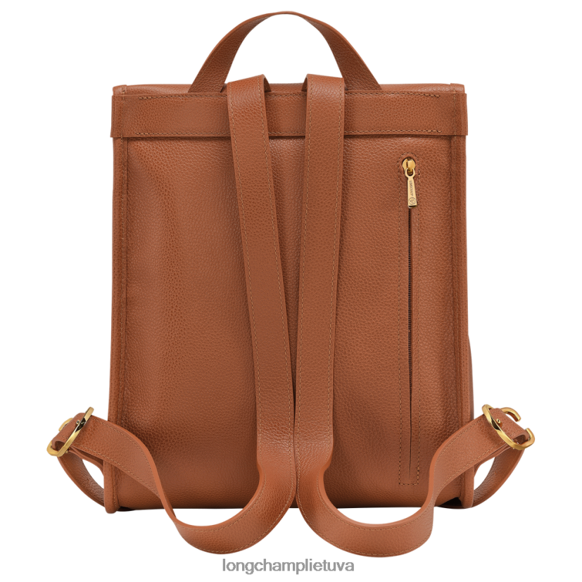 Longchamp le foulonne kuprinė karamelė moterys krepšiai X6B2TB427