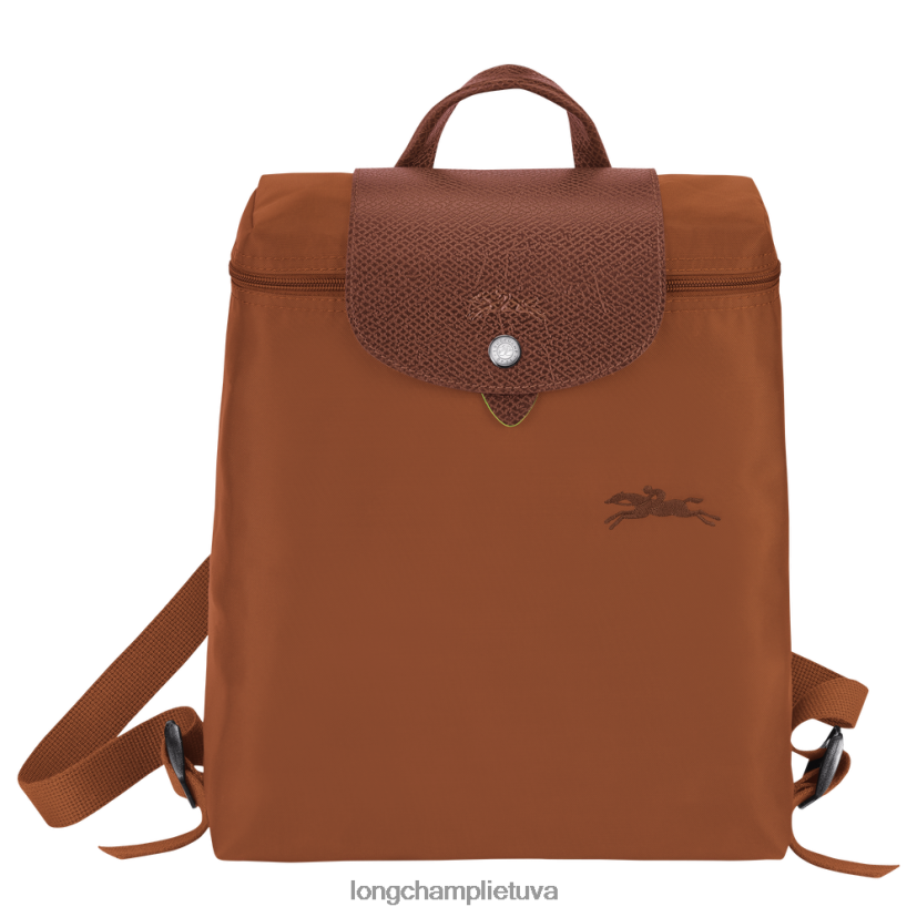 Longchamp le pliage green kuprinė konjako moterys krepšiai X6B2TB436
