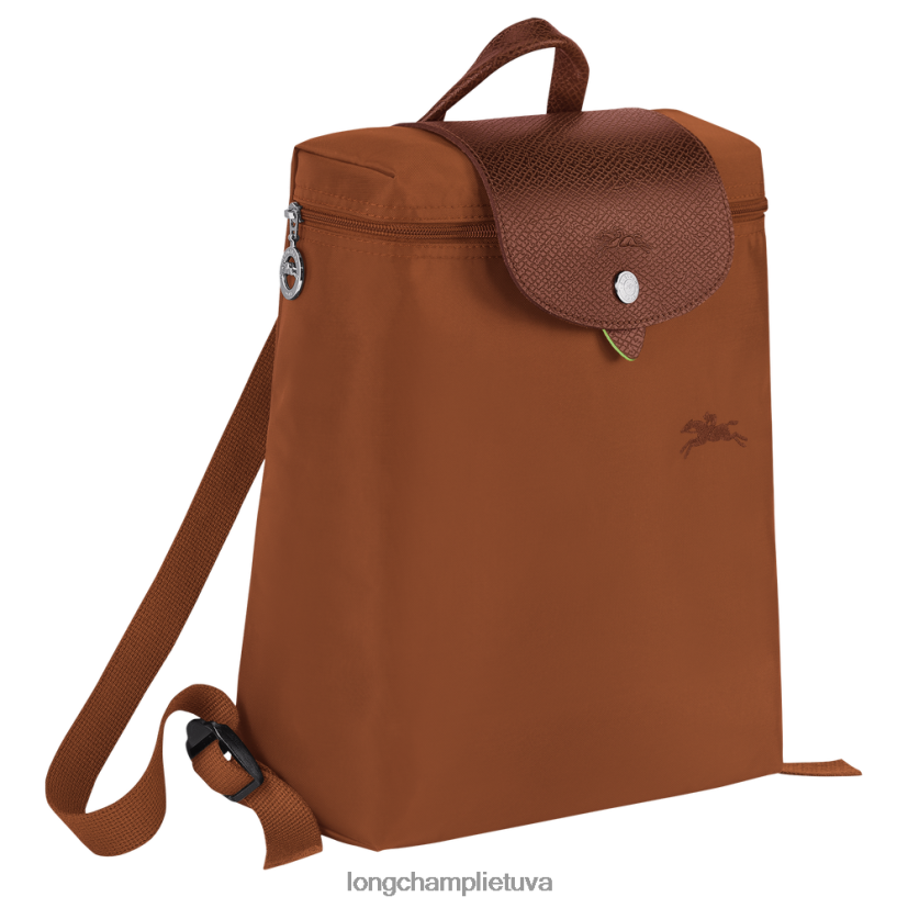 Longchamp le pliage green kuprinė konjako moterys krepšiai X6B2TB436