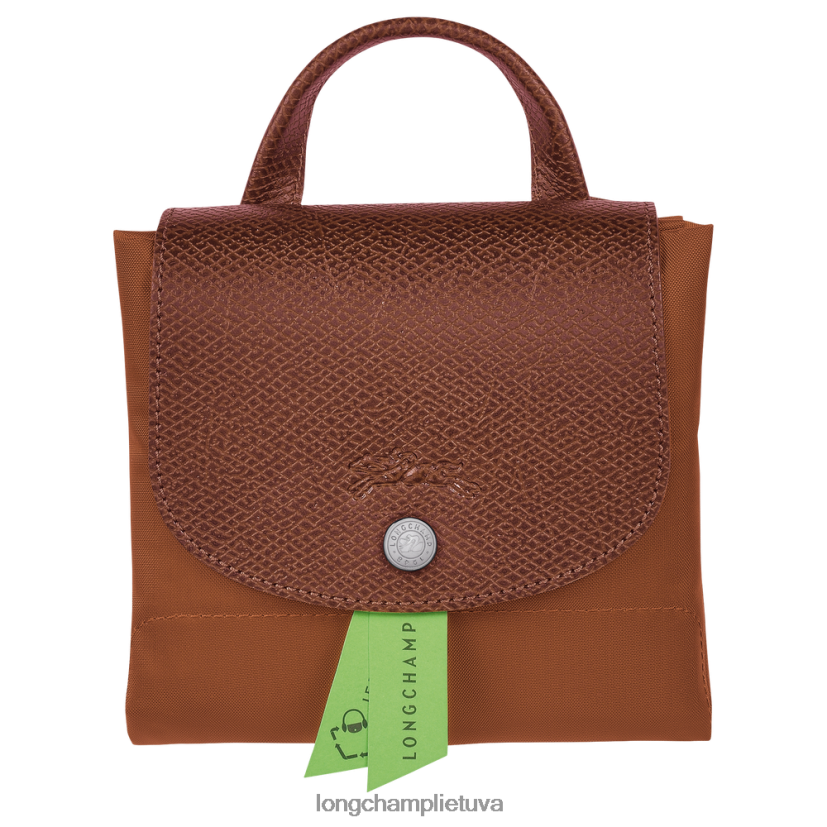 Longchamp le pliage green kuprinė konjako moterys krepšiai X6B2TB436