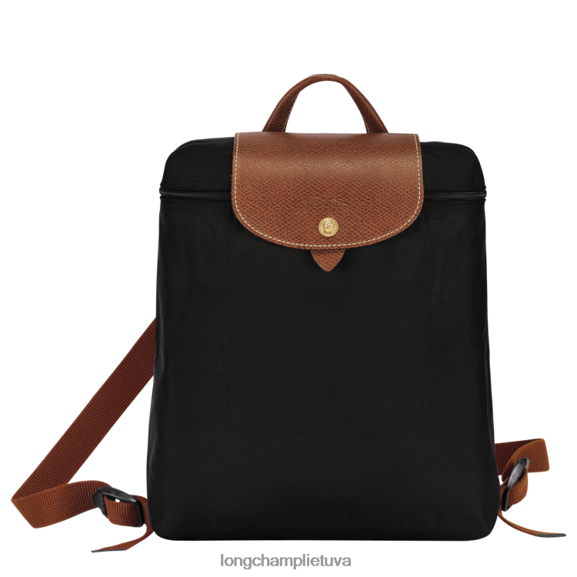 Longchamp le pliage originali kuprinė juodas moterys krepšiai X6B2TB441