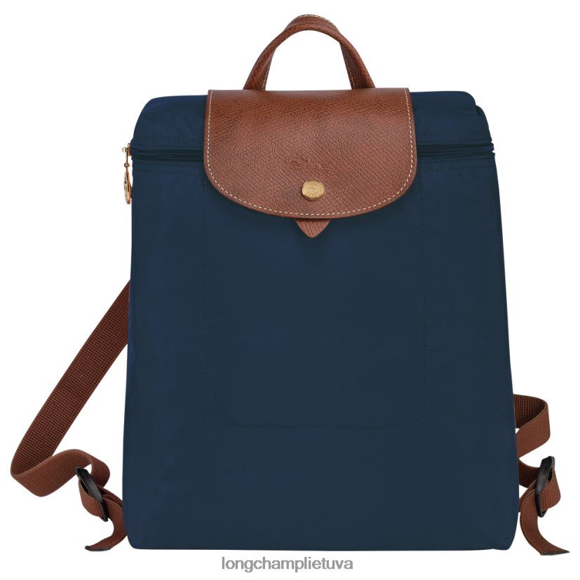 Longchamp le pliage originali kuprinė karinis jūrų laivynas moterys krepšiai X6B2TB444