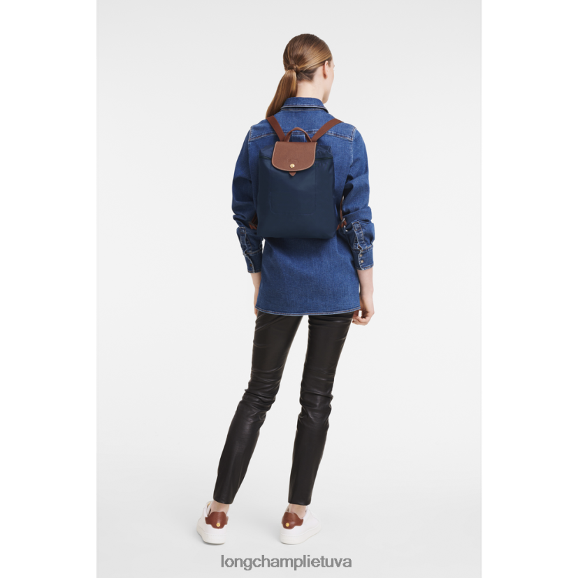Longchamp le pliage originali kuprinė karinis jūrų laivynas moterys krepšiai X6B2TB444