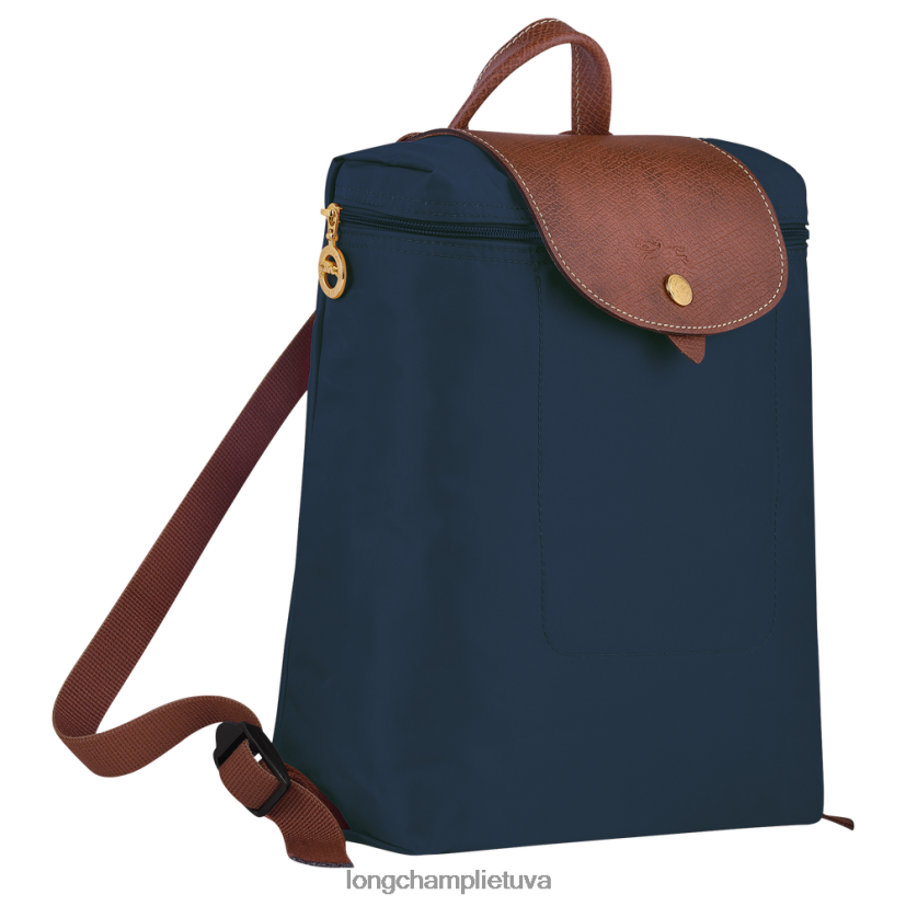 Longchamp le pliage originali kuprinė karinis jūrų laivynas moterys krepšiai X6B2TB444