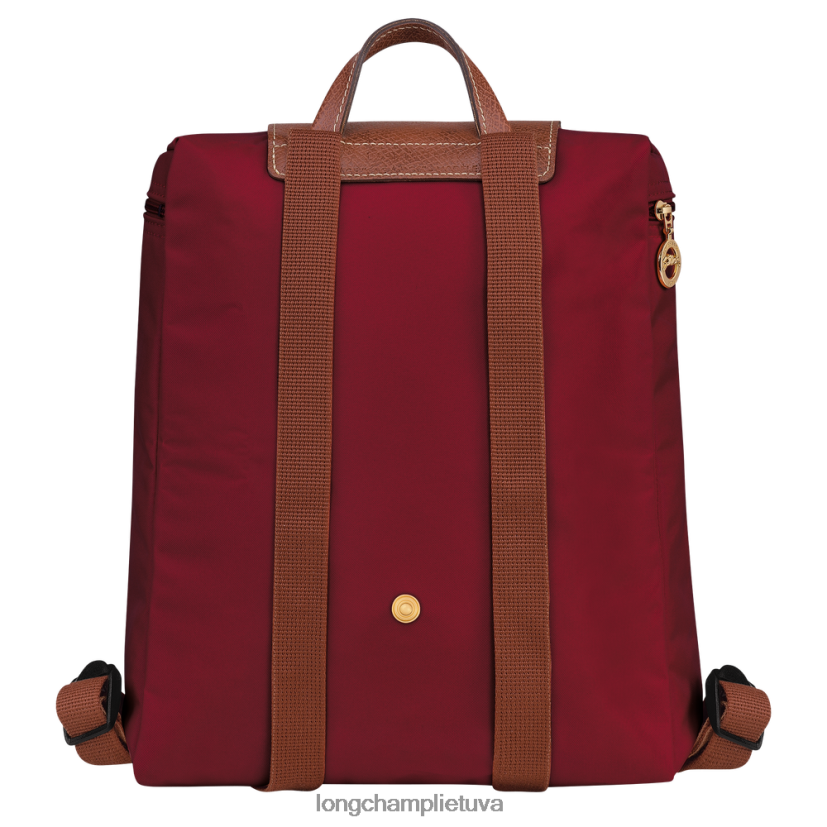 Longchamp le pliage originali kuprinė raudona moterys krepšiai X6B2TB443