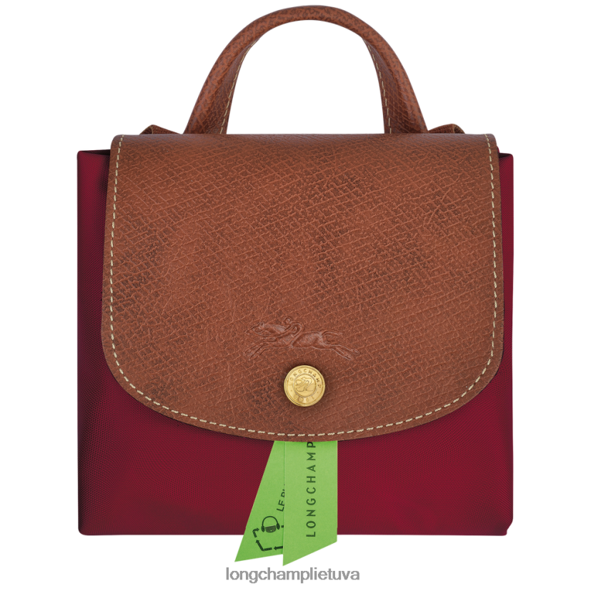 Longchamp le pliage originali kuprinė raudona moterys krepšiai X6B2TB443