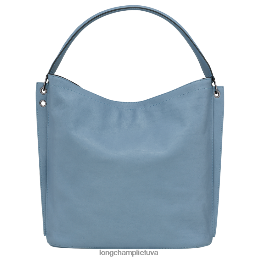 Longchamp 3D valkatų krepšys šiferis moterys krepšiai X6B2TB400