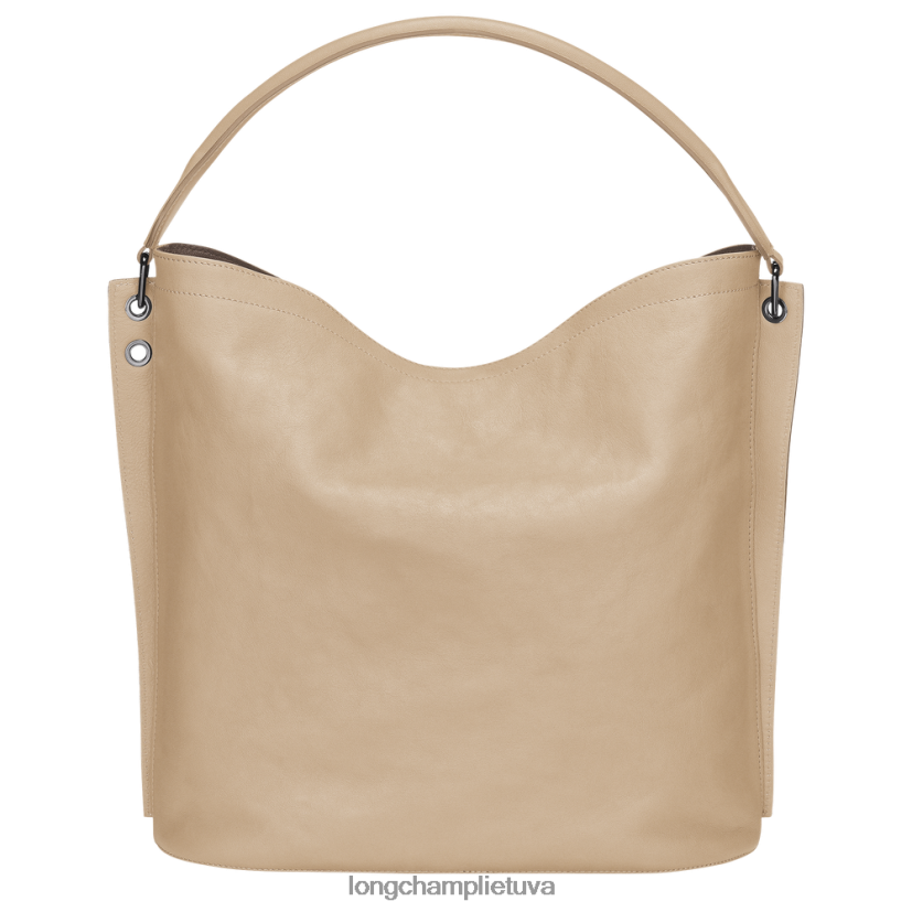 Longchamp 3D valkatų krepšys smėlio spalvos moterys krepšiai X6B2TB399