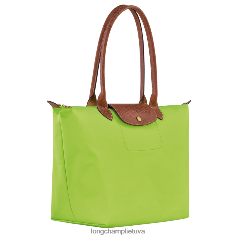 Longchamp Le pliage originalus krepšys žalia šviesa moterys krepšiai X6B2TB415