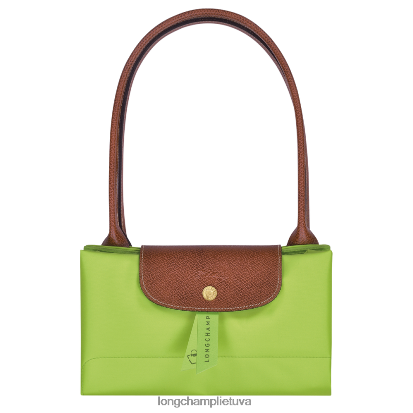 Longchamp Le pliage originalus krepšys žalia šviesa moterys krepšiai X6B2TB415