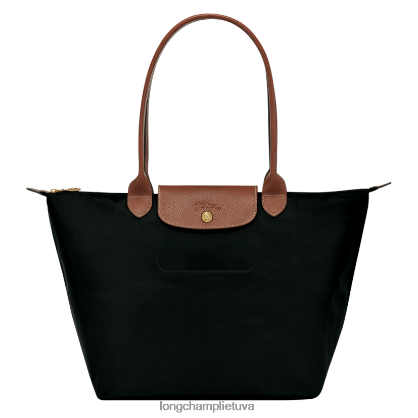 Longchamp Le pliage originalus krepšys juodas moterys krepšiai X6B2TB38
