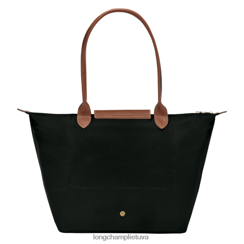 Longchamp Le pliage originalus krepšys juodas moterys krepšiai X6B2TB38