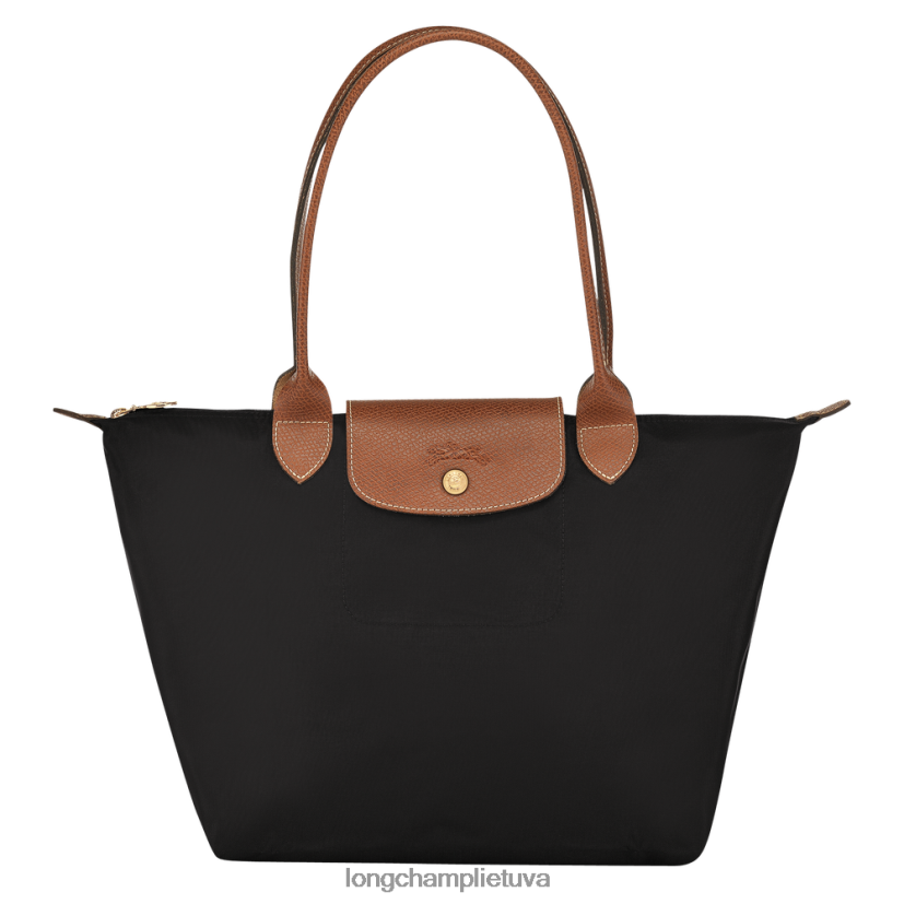 Longchamp Le pliage originalus krepšys juodas moterys krepšiai X6B2TB421