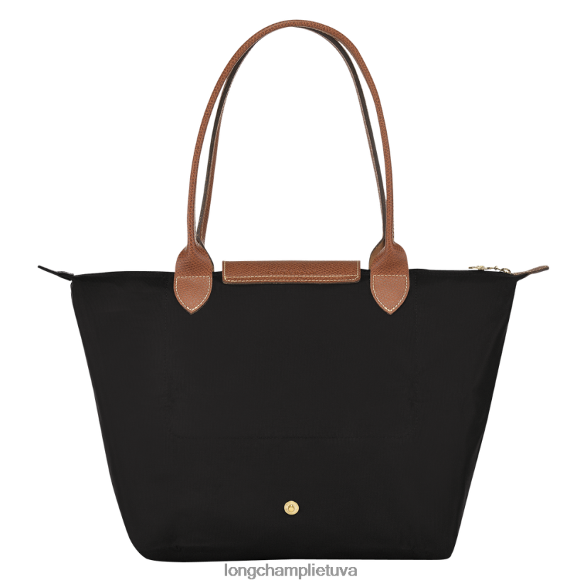 Longchamp Le pliage originalus krepšys juodas moterys krepšiai X6B2TB421