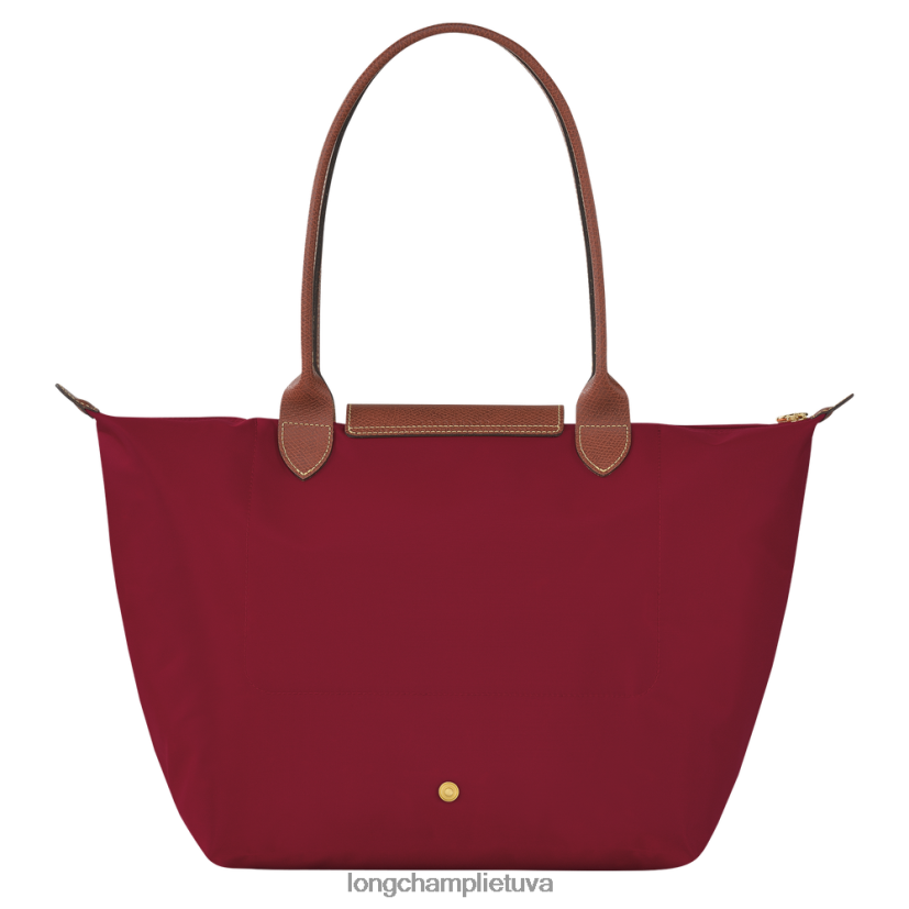 Longchamp Le pliage originalus krepšys raudona moterys krepšiai X6B2TB416