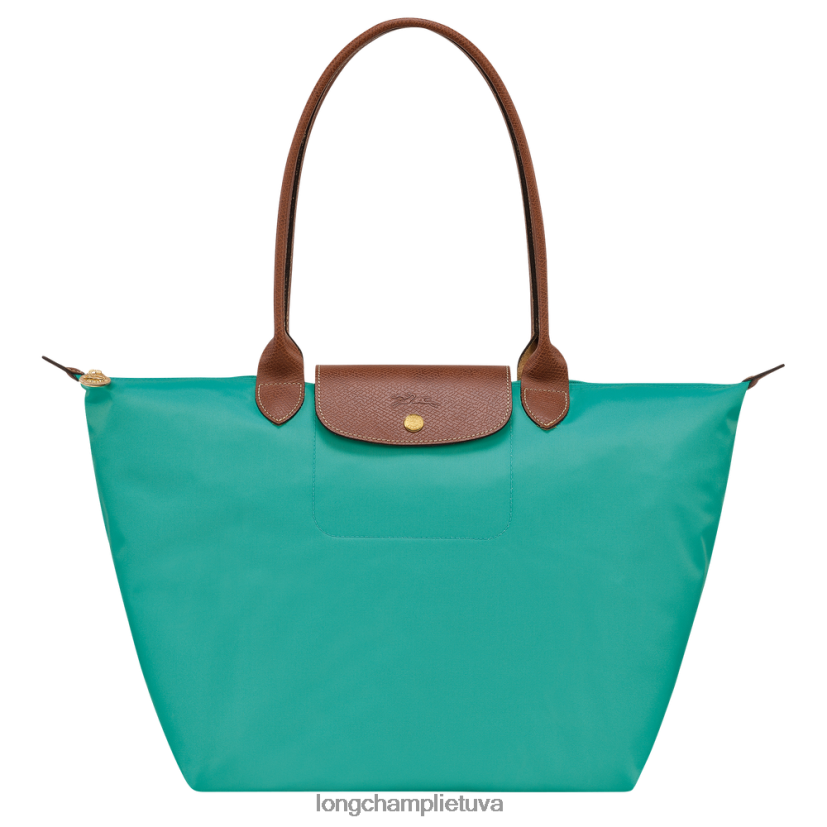 Longchamp Le pliage originalus krepšys turkis moterys krepšiai X6B2TB418