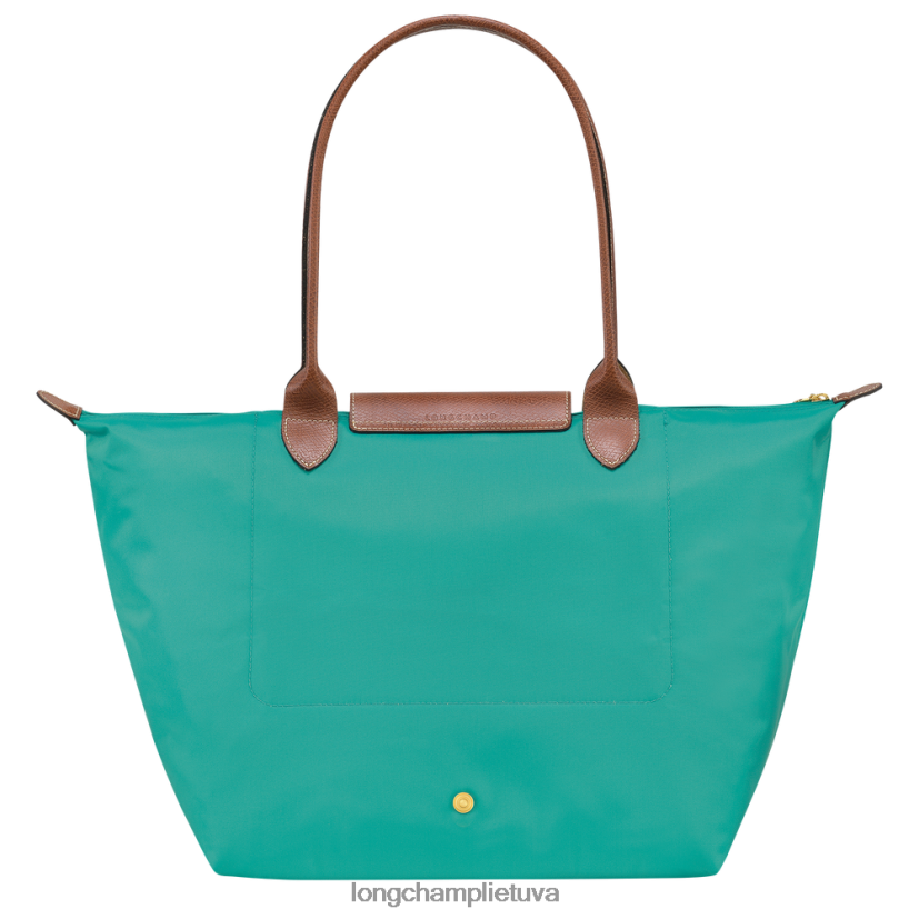 Longchamp Le pliage originalus krepšys turkis moterys krepšiai X6B2TB418